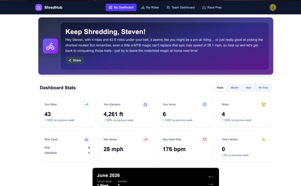 ShredHub website preview